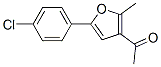 43020-12-8,1-[5-(4-CHLOROPHENYL)-2-METHYL-3-FURYL]ETHAN-1-ONE