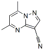 43024-16-4,5,7-dimethylpyrazolo[1,5-a]pyrimidine-3-carbonitrile