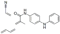 43063-09-8,N-(4-anilinophenyl)-2-methyl-prop-2-enamide: buta-1,3-diene: prop-2-en enitrile