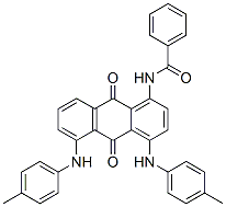 43095-70-1,N-[4,5-bis[(4-methylphenyl)amino]-9,10-dioxo-anthracen-1-yl]benzamide
