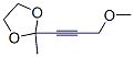 43214-80-8,1,3-Dioxolane,  2-(3-methoxy-1-propynyl)-2-methyl-  (9CI)