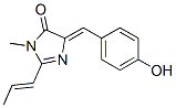 433218-99-6,4H-Imidazol-4-one,  3,5-dihydro-5-[(4-hydroxyphenyl)methylene]-3-methyl-2-(1-propen-1-yl)-