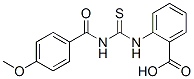 433696-12-9,2-[[[(4-METHOXYBENZOYL)AMINO]THIOXOMETHYL]AMINO]-BENZOIC ACID