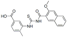 433697-67-7,3-[[[[(3-METHOXY-2-NAPHTHALENYL)CARBONYL]AMINO]THIOXOMETHYL]AMINO]-4-METHYL-BENZOIC ACID