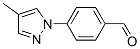 433920-86-6,4-(4-METHYL-1H-PYRAZOL-1-YL)BENZALDEHYDE