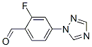 433920-89-9,2-FLUORO-4-(1H-1,2,4-TRIAZOL-1-YL)BENZALDEHYDE