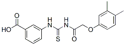 433945-42-7,3-[[[[(3,4-DIMETHYLPHENOXY)ACETYL]AMINO]THIOXOMETHYL]AMINO]-BENZOIC ACID