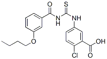 434286-98-3,5-[[[(3-BUTOXYBENZOYL)AMINO]THIOXOMETHYL]AMINO]-2-CHLORO-BENZOIC ACID