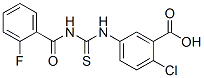 434304-87-7,2-CHLORO-5-[[[(2-FLUOROBENZOYL)AMINO]THIOXOMETHYL]AMINO]-BENZOIC ACID