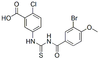 434307-81-0,5-[[[(3-BROMO-4-METHOXYBENZOYL)AMINO]THIOXOMETHYL]AMINO]-2-CHLORO-BENZOIC ACID