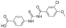 434309-56-5,4-[[[(3-CHLORO-4-METHOXYBENZOYL)AMINO]THIOXOMETHYL]AMINO]-BENZOIC ACID