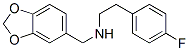 435345-36-1,BENZO[1,3]DIOXOL-5-YLMETHYL-[2-(4-FLUORO-PHENYL)-ETHYL]-AMINE