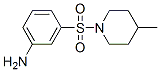 436091-54-2,3-(4-METHYL-PIPERIDINE-1-SULFONYL)-PHENYLAMINE
