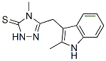 436096-84-3,4-METHYL-5-(2-METHYL-1H-INDOL-3-YLMETHYL)-2,4-DIHYDRO-[1,2,4]TRIAZOLE-3-THIONE