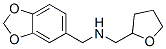 436096-91-2,BENZO[1,3]DIOXOL-5-YLMETHYL-(TETRAHYDRO-FURAN-2-YLMETHYL)-AMINE