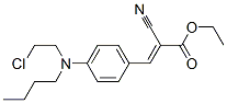4361-84-6,ethyl 3-[4-[butyl(2-chloroethyl)amino]phenyl]-2-cyanoacrylate