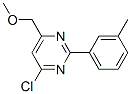 438249-83-3,4-CHLORO-6-(METHOXYMETHYL)-2-(3-METHYLPHENYL)PYRIMIDINE