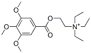 4386-76-9,N,N,N-triethyl-2-[(3,4,5-trimethoxybenzoyl)oxy]ethanaminium