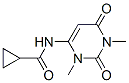 438614-19-8,Cyclopropanecarboxamide, N-(1,2,3,6-tetrahydro-1,3-dimethyl-2,6-dioxo-4-pyrimidinyl)- (9CI)