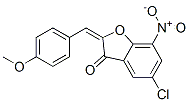 438625-26-4,3(2H)-BENZOFURANONE, 5-CHLORO-2-[(4-METHOXYPHENYL)METHYLENE]-7-NITRO-