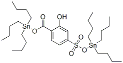 4419-22-1,tributylstannyl 4-[[(tributylstannyl)oxy]sulphonyl]salicylate
