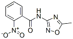 444717-82-2,Benzamide, N-(5-methyl-1,2,4-oxadiazol-3-yl)-2-nitro- (9CI)