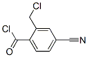 445312-07-2,Benzoyl chloride, 2-(chloromethyl)-4-cyano- (9CI)
