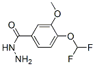 446267-81-8,Benzoic acid, 4-(difluoromethoxy)-3-methoxy-, hydrazide (9CI)