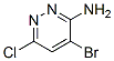 446273-59-2,3-Amino-4-bromo-6-chloropyridazine