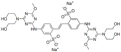 4470-72-8,disodium 4,4'-bis[[4-[bis(2-hydroxyethyl)amino]-6-methoxy-1,3,5-triazin-2-yl]amino]stilbene-2,2'-disulphonate