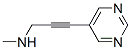 450357-09-2,2-Propyn-1-amine, N-methyl-3-(5-pyrimidinyl)- (9CI)