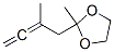 4528-29-4,1,3-Dioxolane,  2-methyl-2-(2-methyl-2,3-butadienyl)-  (7CI,8CI,9CI)
