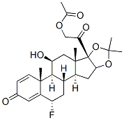 4533-89-5,6alpha-fluoro-11beta,21-dihydroxy-16alpha,17-(isopropylidenedioxy)pregna-1,4-diene-3,20-dione 21-acetate