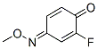 458-34-4,2,5-Cyclohexadiene-1,4-dione,  2-fluoro-,  4-O-methyloxime  (9CI)