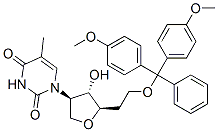 458541-41-8,1-((3R,4S,5R)-5-(2-(BIS(4-METHOXYPHENYL)(PHENYL)METHOXY)ETHYL)-4-HYDROXYTETRAHYDROFURAN-3-YL)-5-METHYLPYRIMIDINE-2,4(1H,3H)-DIONE