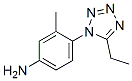 460044-13-7,Benzenamine, 4-(5-ethyl-1H-tetrazol-1-yl)-3-methyl- (9CI)