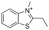 46005-85-0,Benzothiazolium, 2-ethyl-3-methyl- (9CI)