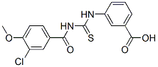 461396-73-6,3-[[[(3-CHLORO-4-METHOXYBENZOYL)AMINO]THIOXOMETHYL]AMINO]-BENZOIC ACID