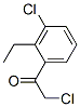 461435-89-2,Ethanone, 2-chloro-1-(3-chloro-2-ethylphenyl)- (9CI)