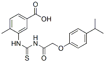 462604-88-2,4-METHYL-3-[[[[[4-(1-METHYLETHYL)PHENOXY]ACETYL]AMINO]THIOXOMETHYL]AMINO]-BENZOIC ACID