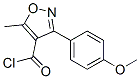 465514-03-8,3-(4-METHOXYPHENYL)-5-METHYL-4-ISOXAZOLECARBONYL CHLORIDE