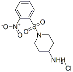 468720-14-1,1-(2-NITRO-BENZENESULFONYL)-PIPERIDIN-4-YLAMINE HYDROCHLORIDE