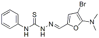 469885-16-3,Hydrazinecarbothioamide,  2-[[4-bromo-5-(dimethylamino)-2-furanyl]methylene]-N-phenyl-
