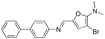 469894-10-8,2-Furanamine,  5-[([1,1-biphenyl]-4-ylimino)methyl]-3-bromo-N,N-dimethyl-