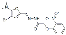 469903-76-2,Acetic  acid,  (2-nitrophenoxy)-,  [[4-bromo-5-(dimethylamino)-2-furanyl]methylene]hydrazide  (9CI)