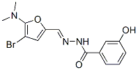 469907-94-6,Benzoic  acid,  3-hydroxy-,  [[4-bromo-5-(dimethylamino)-2-furanyl]methylene]hydrazide  (9CI)