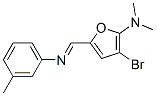 469910-38-1,2-Furanamine,  3-bromo-N,N-dimethyl-5-[[(3-methylphenyl)imino]methyl]-