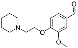 46995-88-4,3-METHOXY-4-(2-PIPERIDIN-1-YL-ETHOXY)-BENZALDEHYDE
