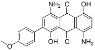 4702-64-1,4,8-diamino-1,5-dihydroxy-2-(4-methoxyphenyl)anthraquinone