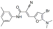 470685-83-7,2-Propenamide,  3-[4-bromo-5-(dimethylamino)-2-furanyl]-2-cyano-N-(3,5-dimethylphenyl)-
